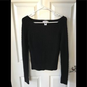 Gap Boatneck Sweater in black